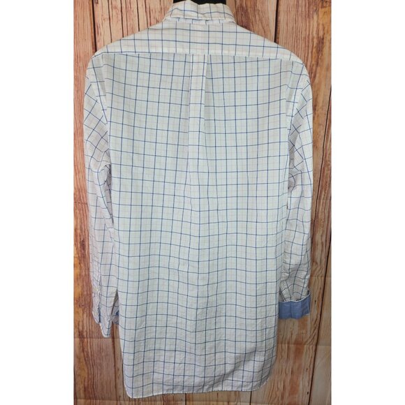 Ralph Lauren Mens Large Button-Down Long Sleeve Plaid Cotton Shirt - Picture 2 of 7